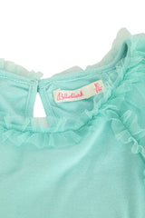 Billie Blush Size 10 Blue Melody Frill Kids Top