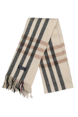 Burberry Beige/Grey Cashmere Scarf 
