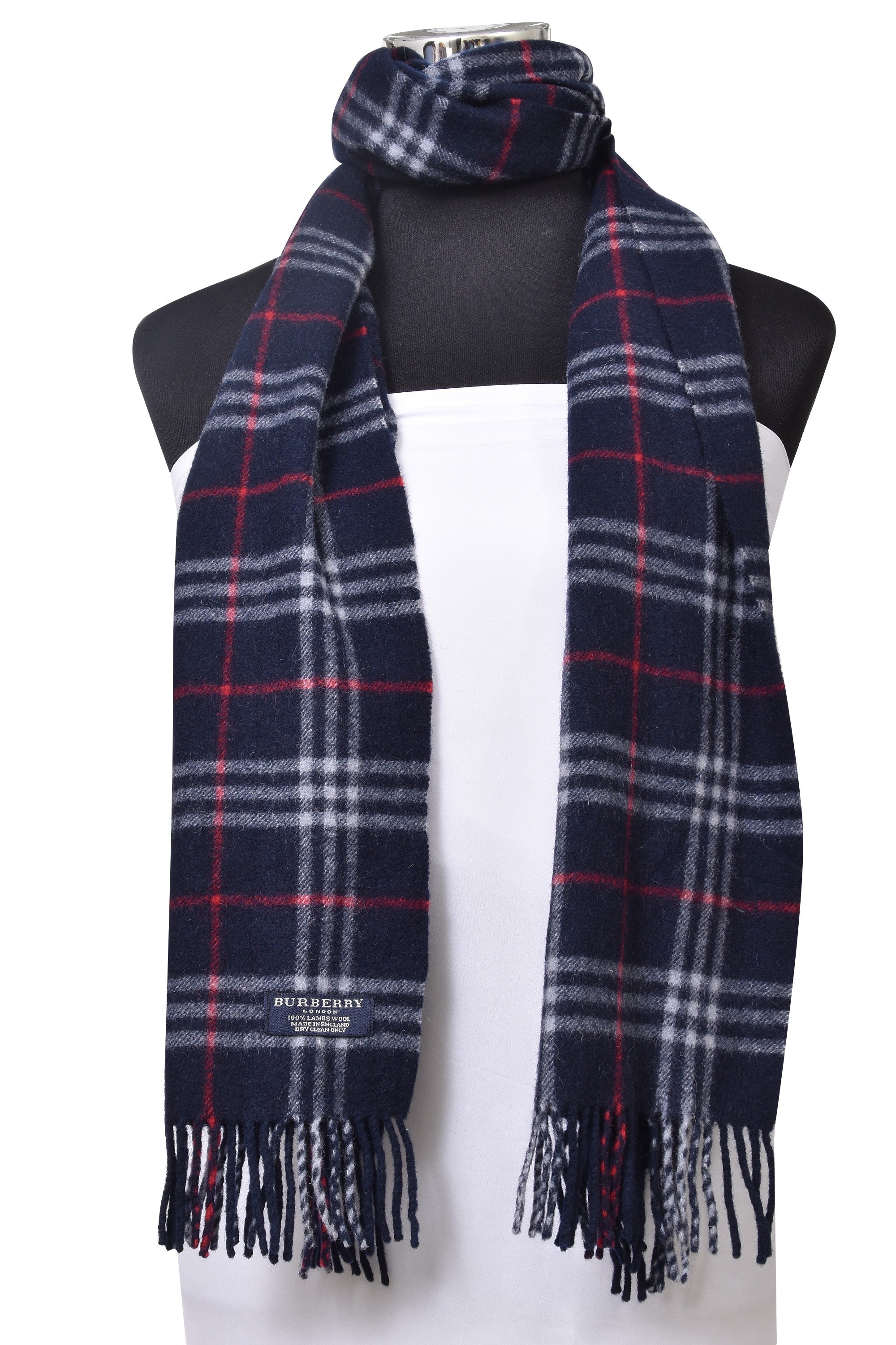 Burberry Blue Checks Scarf 