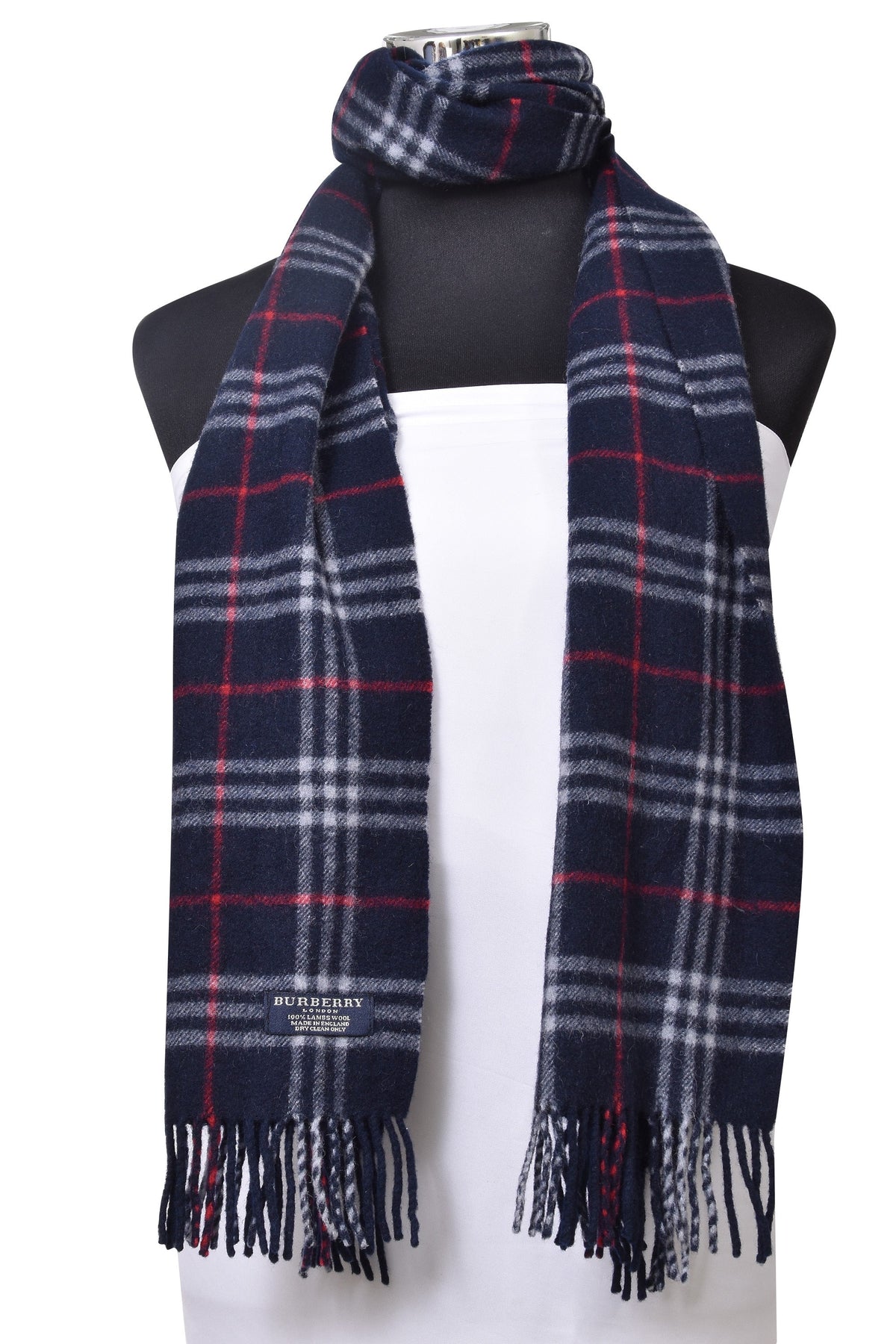 Burberry Blue Checks Scarf 