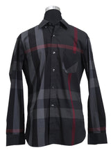 Burberry Brit Charcoal Grey Cotton Shirt 