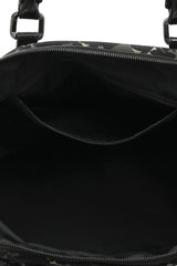 Burberry Floral And Plaid Black Bag 
