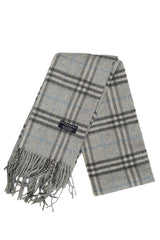 Burberry Light Grey Cashmere Scarf 