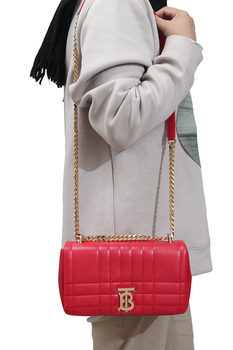 Burberry Mini Lola Quilted Handbag 
