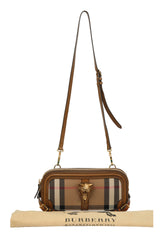 Burberry Nova Check Fox Head Sling Bag 