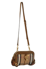 Burberry Nova Check Fox Head Sling Bag 