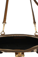 Burberry Nova Check Fox Head Sling Bag 