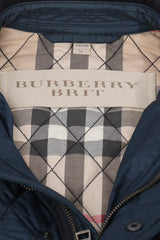 Burberry Quilted Blue Jacket 