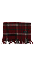 Burberry Black/Red Wool Cashmere Muffler 