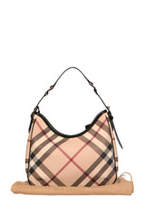 Burberry Coated Canavas Small Nova Check Barton Hobo 