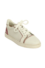 Christian Louboutin Size EU-36 White Vieira Orlato Leather Sneakers