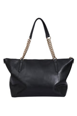 Coach Cammie Chain Tote Bag In Black 