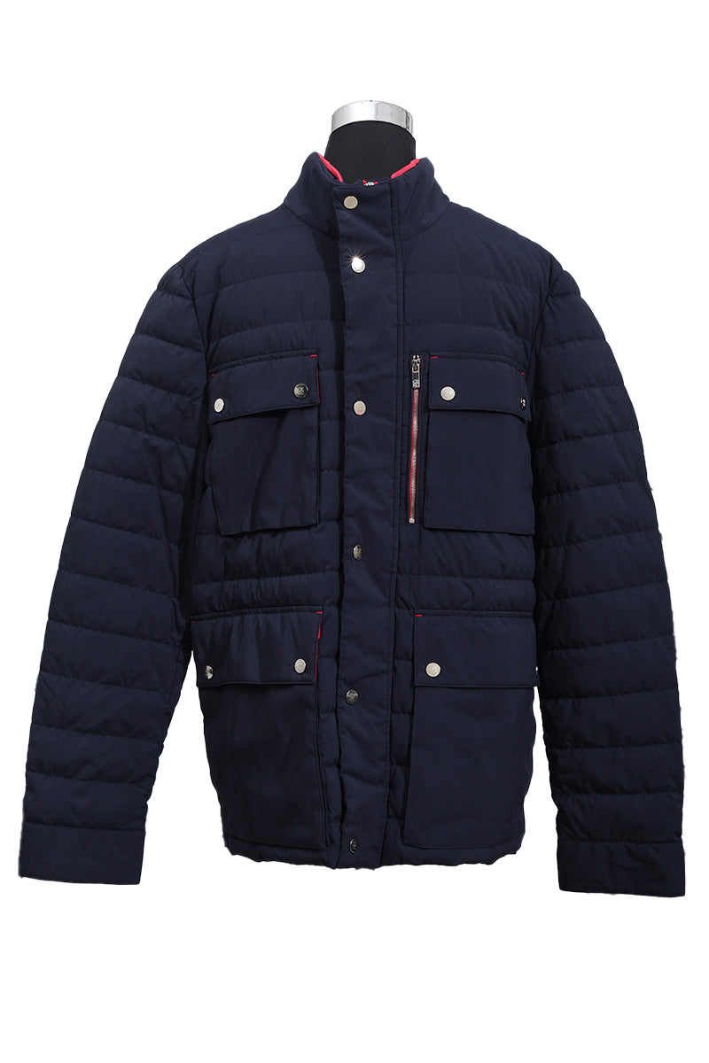 Carolina Herrara Puffer Navy Blue Jacket 