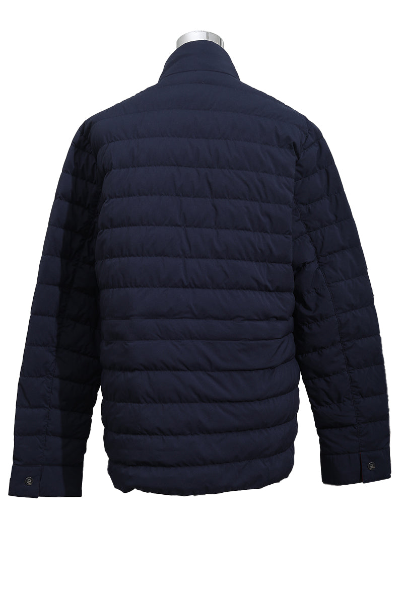 Carolina Herrara Puffer Navy Blue Jacket 