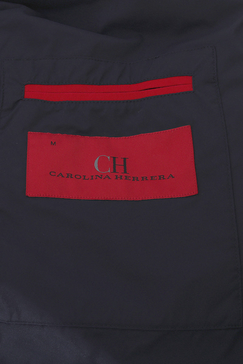 Carolina Herrara Puffer Navy Blue Jacket 