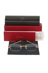 Cartier Rimless Titanium Eyeglasses 
