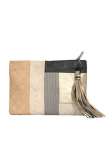 Chanel Patchwork Leather Clutch 