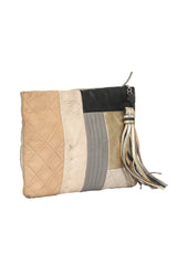 Chanel Patchwork Leather Clutch 