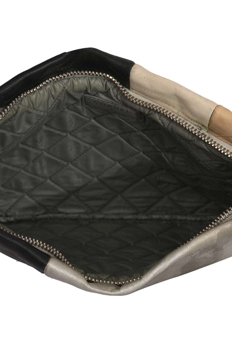 Chanel Patchwork Leather Clutch 