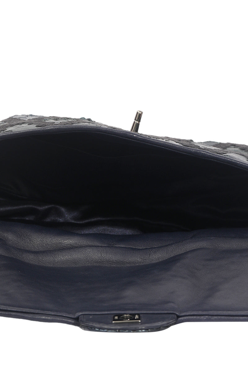 Chanel Soft And Chain Python Crochet Flap Bag 