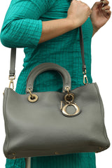 Christian Dior Cannage Leather Tote Bag 