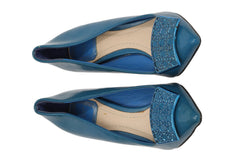 Christian Dior EU 36 Blue Cannage Pointed Heels 