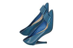 Christian Dior EU 36 Blue Cannage Pointed Heels 