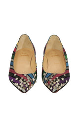 Christian Louboutin EU 36 Multicolor Spike Flat 