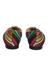 Christian Louboutin EU 36 Multicolor Spike Flat 