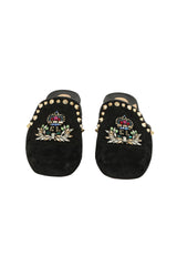 Christian Louboutin EU 38 Evening Sun Mule Suede Loafer 