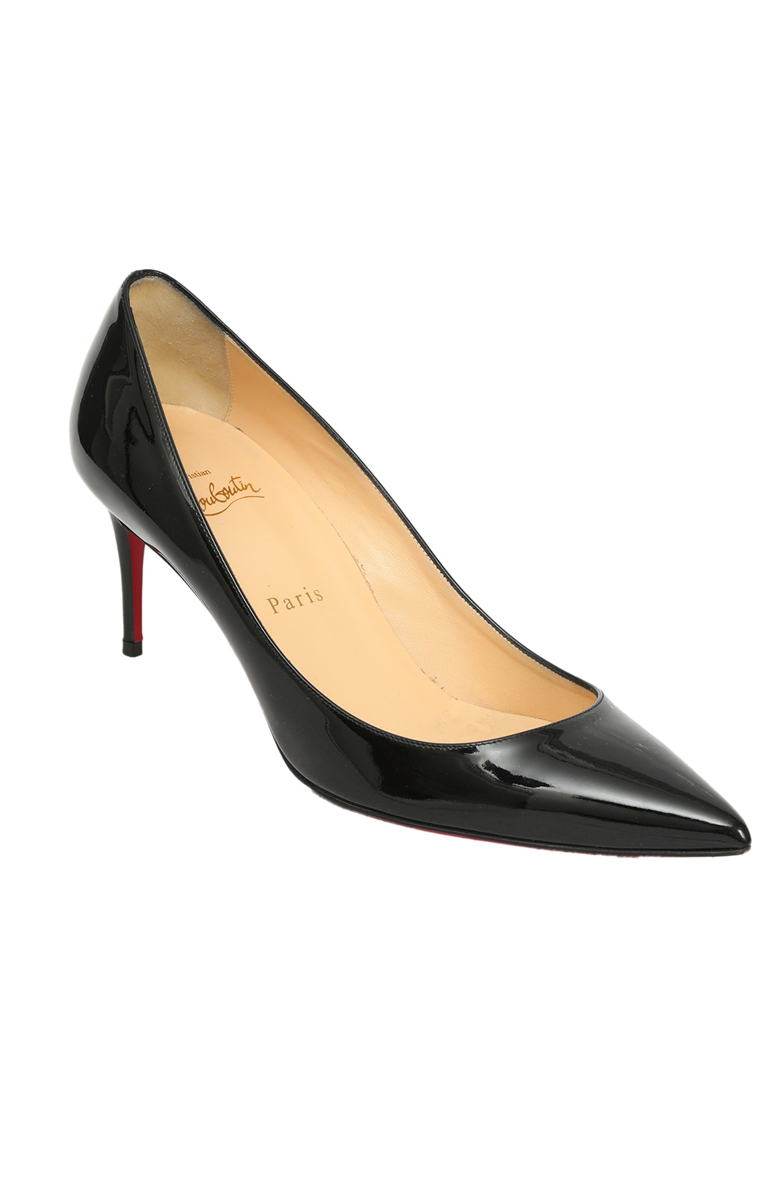 Christian Louboutin EU 39 Patent Peep Toe Heels 