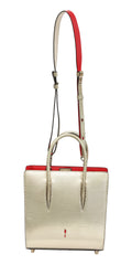 Christian Louboutin Paloma Spiked Metallic Handbag 