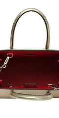Christian Louboutin Paloma Spiked Metallic Handbag 