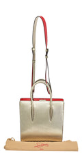 Christian Louboutin Paloma Spiked Metallic Handbag 