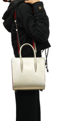 Christian Louboutin Paloma Spiked Metallic Handbag 