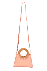 Cult Gaia Ark Mini Peach Handbag 
