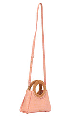 Cult Gaia Ark Mini Peach Handbag 