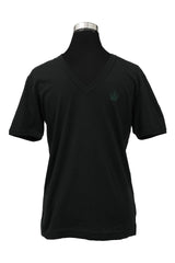 Dolce & Gabbana Size L Crown Logo V Neck T-Shirt 