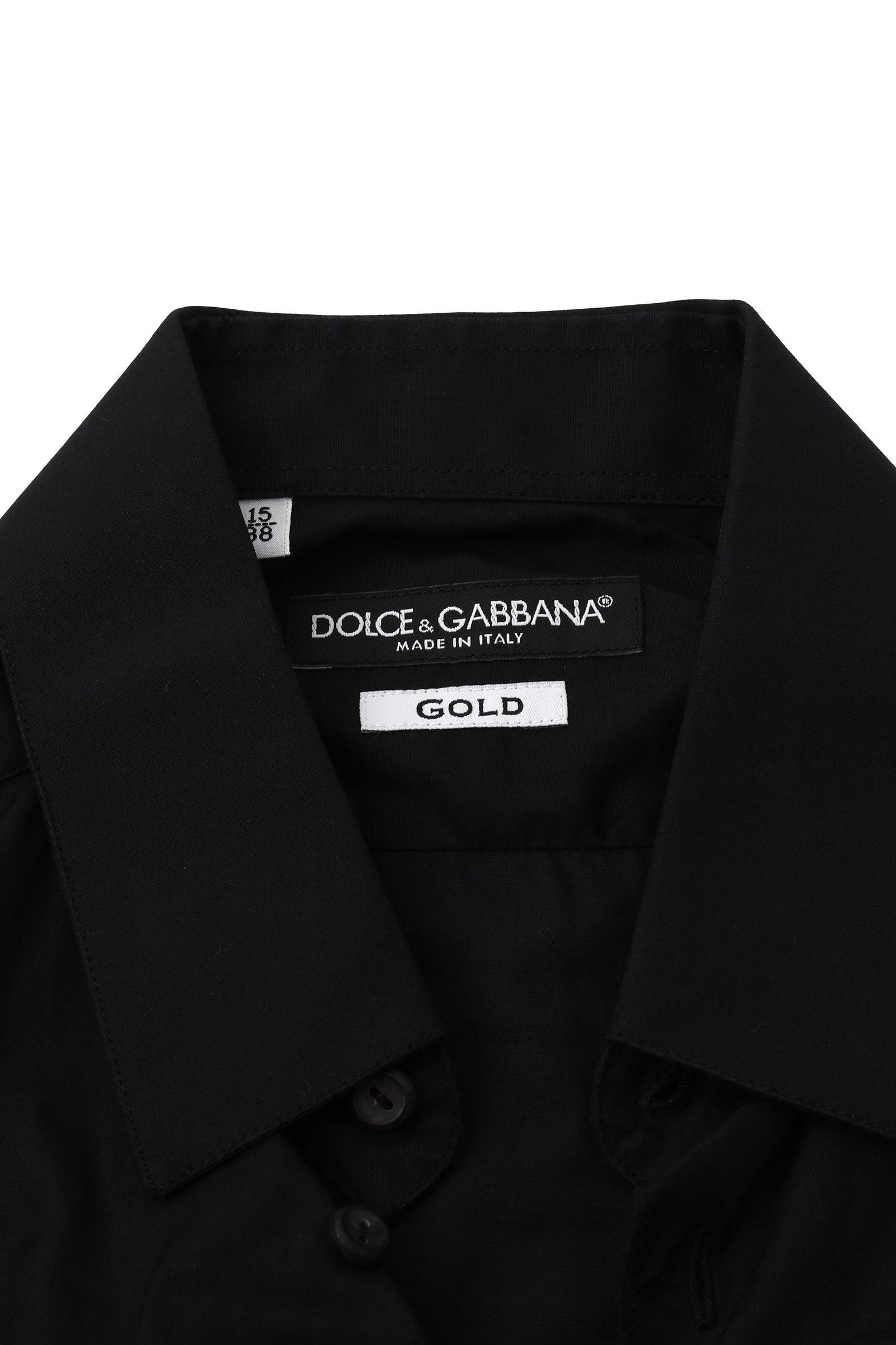 Dolce & Gabbana Size M Black & Blue Shirt 