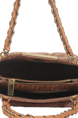 Fendi Holographic Zucca Lurex Shoulder Bag 