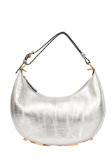 Fendi Silver Fendigraphy Hobo Medium Shoulder Bag 