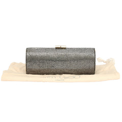 JIMMY CHOO METALLIC SILVER CLUTCH