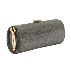 JIMMY CHOO METALLIC SILVER CLUTCH