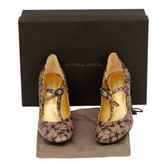 BOTTEGA VENETA EU 40PATTERNED MARY JANE HEELS