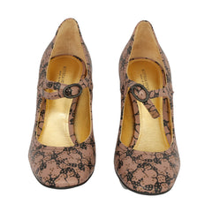 BOTTEGA VENETA EU 40PATTERNED MARY JANE HEELS