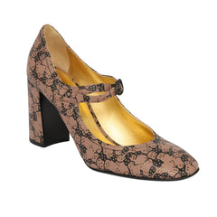 BOTTEGA VENETA EU 40PATTERNED MARY JANE HEELS