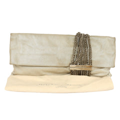 JIMMY CHOO CHANDRA SHIMMERING CLUTCH