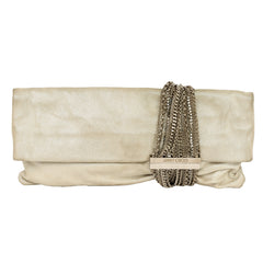 JIMMY CHOO CHANDRA SHIMMERING CLUTCH