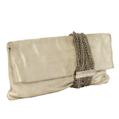 JIMMY CHOO CHANDRA SHIMMERING CLUTCH