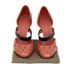 BOTTEGA VENETA EU 40 FLORAL PRINT MARY JANE HEELS